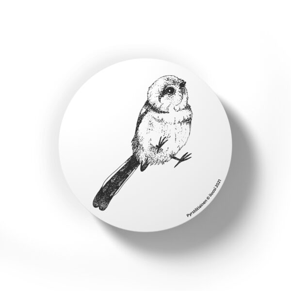 Lasinaluset 6 kpl Linnut-aiheinen painatus