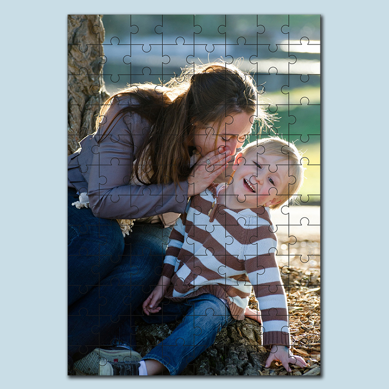 Puupalapeli omalla kuvalla 96 palaa