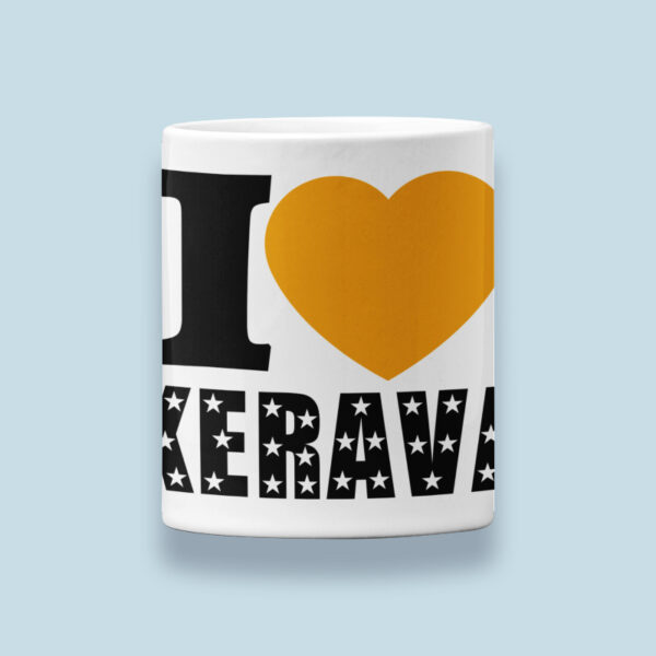 I Love Kerava -muki keltainen