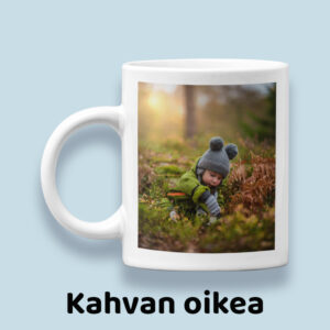 Keraaminen muki omalla kuvalla