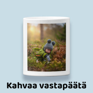 Keraaminen muki omalla kuvalla