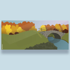 Keravan kivisilta syksyllä -muki