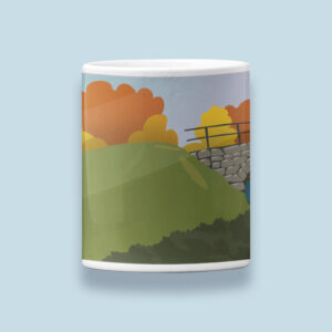 Keravan kivisilta syksyllä -muki