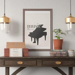 Juliste Piano