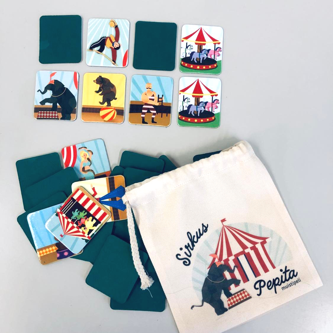 Memory game Circus Pepita