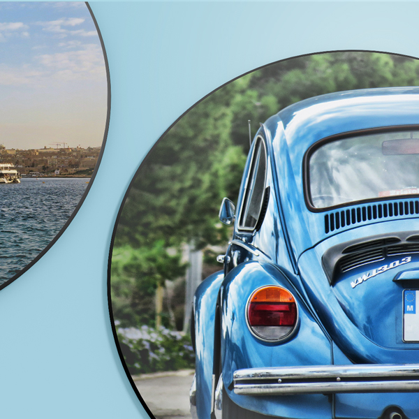 Hiirimatto omalla kuvalla pyöreä