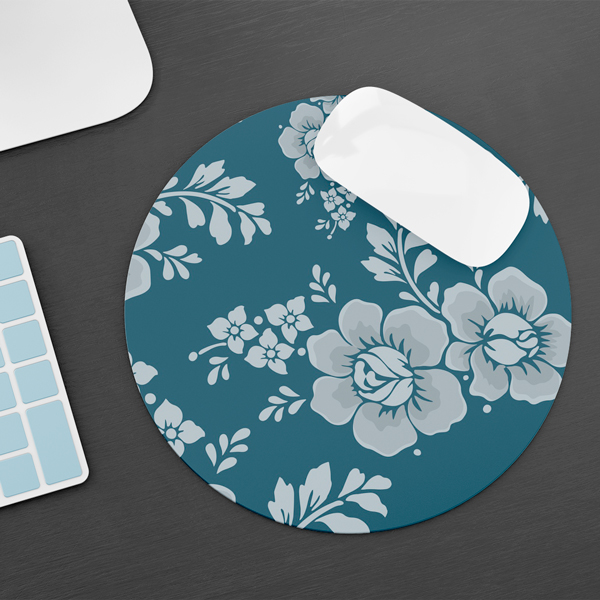 pyöreä hiirimatto omalla kuvalla