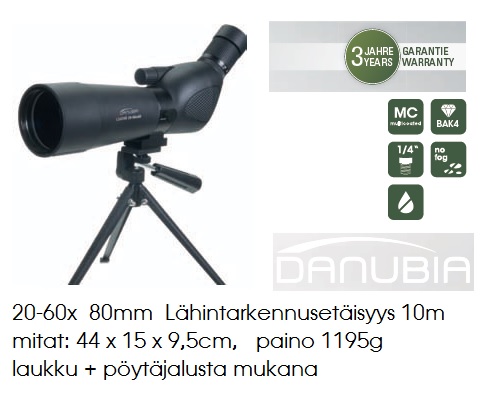 DÖRR LUCHS 20-60x 80 kaukoputki + pöytäjalusta - Image 3