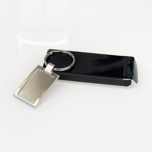 Alternative view of Metal keyring, 2-sided