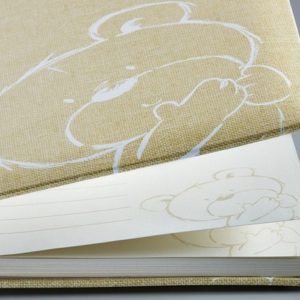 Alternative view of Baby teddy bear album, blue/red