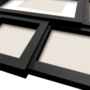 Monikuvakehys 9 kuvalle musta