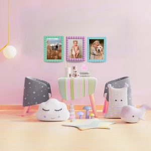 POP pallokehykset lastenhuoneeseen