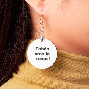 Korvikset omalla kuvalla